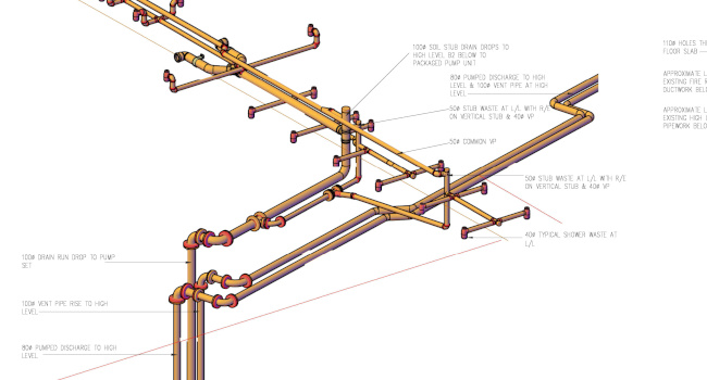 Shower Project Example Drawing