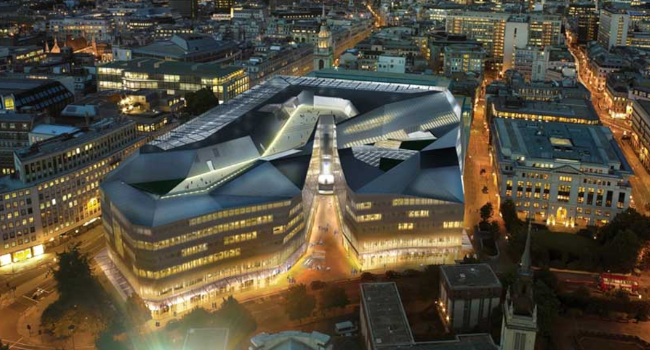 Office and retail subdivision – One New Change, London